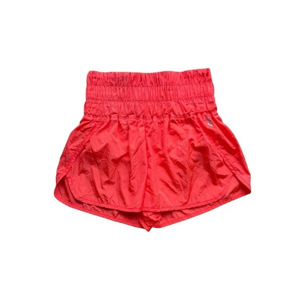 Free People Movement The Way Home Shorts in Arctic Papaya/Neon Orange Size S - Picture 4 of 11